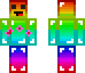 rainbow flower slime
