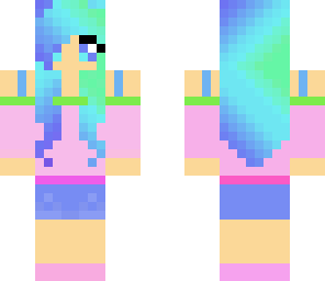 blue girl