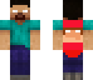 herobrine with little herobrine cape