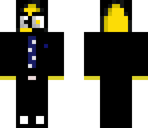 banana in suit