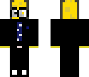 banana in suit