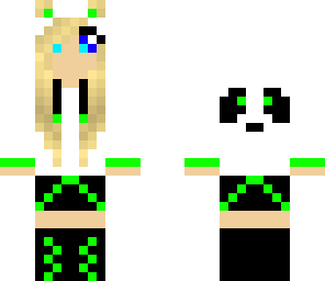 green panda