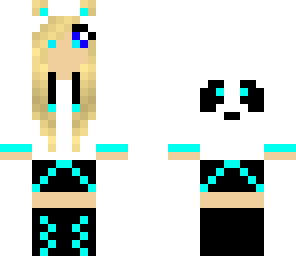 blue panda
