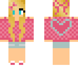 cute girl with checkers