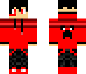 red hoodie