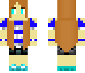 cute blue girl