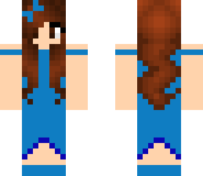 blue girl