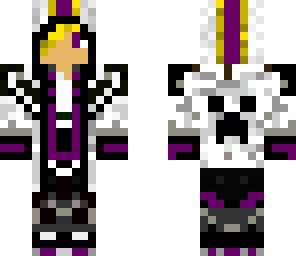 purple jacket man