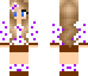purple cake girl