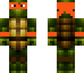 orange ninja turtle