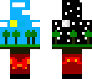 night and day  normal and nether