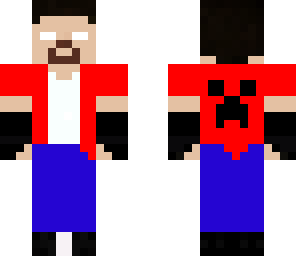 solid color herobrine