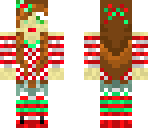 christmas spectial girl skin