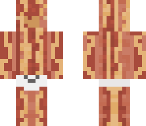 a diaper on bacon