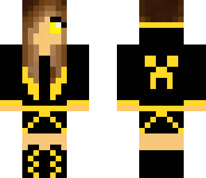 creeper hoodie yellow