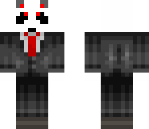 red panda in a suit