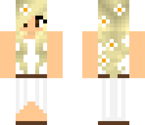 blonde flower girl