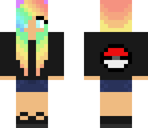 rainbow hair pokemon