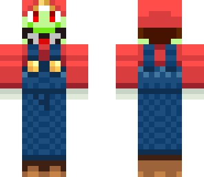 wierd zombie mario skin