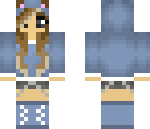 blue hoodie
