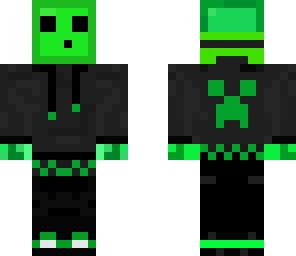 green slime with haedphones