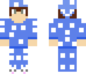 blue spotted pjs with hat and bunny slippers
