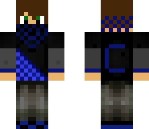 checkered masked teen