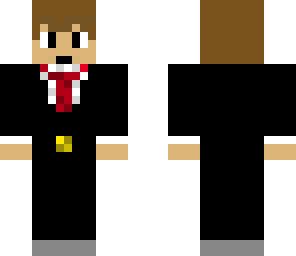skin suit and tie