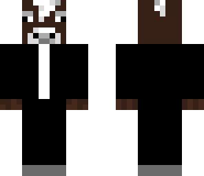 cow in a suit