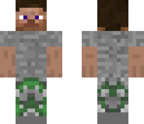 steve cobblestone mossy and stone