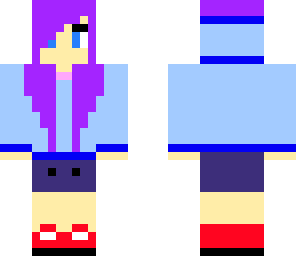girl in blue