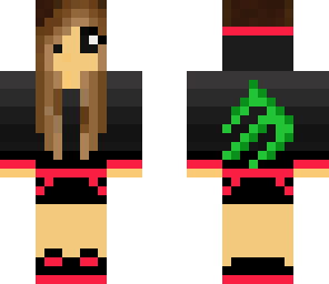 girl monster green