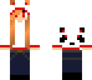 red panda girl- rainbow panda collection