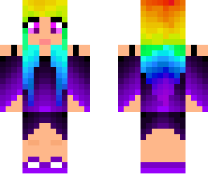 rainbow girl