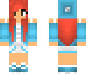 red head beanie girl