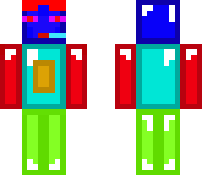 multicolored dj enderman version 2