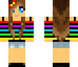 rainbow girl