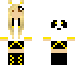 yellow panda girl