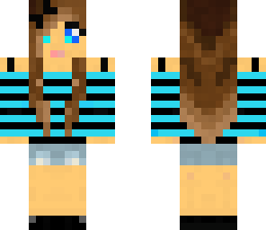 blue girl