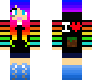 rainbow hair