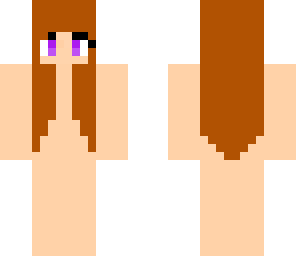 brown straight hair skin base