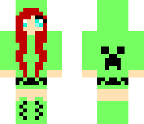 edited creeper girl