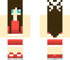brown haired cheerleader