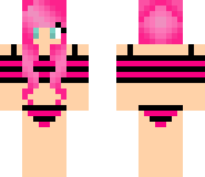 pink bikini girl