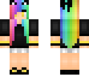 sugahbunneh rainbow hair