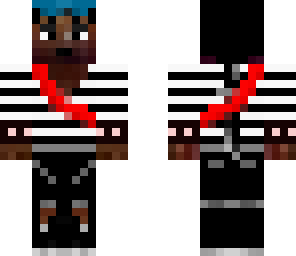 black minecraft kid