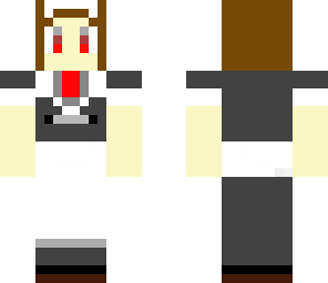 brown haired maid