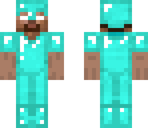 herobrine with diamond armor