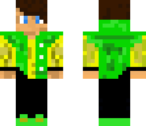 green and yellow high school guy