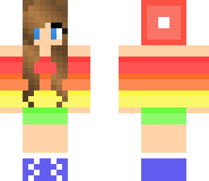 rainbow girl
